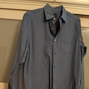 Mens dark blue dress shirt, Gap size Large